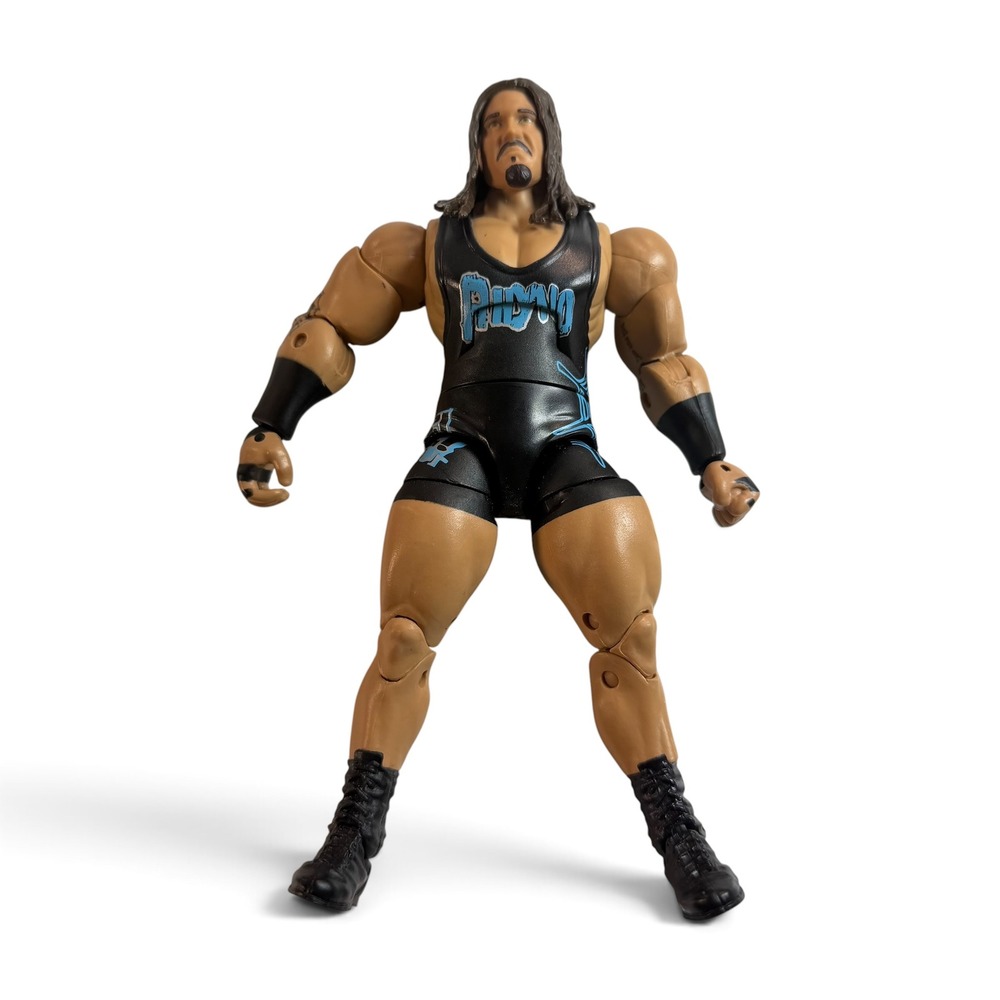 WWE Elite Series 50 Rhyno Action Figure Mattel Wrestling Man Beast ECW Blue